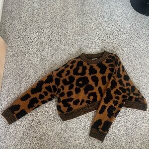 Leopard Print Sweater